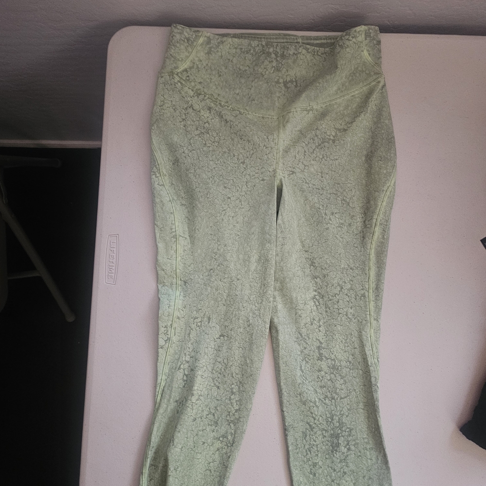 lululemon athletica Light Green Leggings